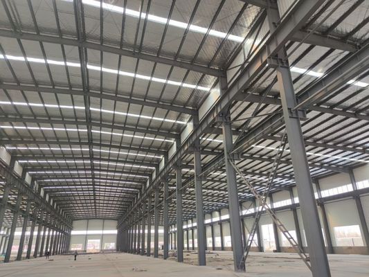पर्यावरण के अनुकूल उच्च शक्ति वाली इस्पात संरचना निर्माण ढांचा औद्योगिक भवन