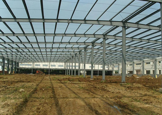 जस्ती अनुकूलित पूर्वनिर्मित स्टील निर्माण ढांचा भवन आपूर्ति वितरण