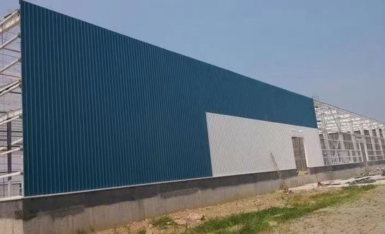 Q355B ग्रेड भारी शुल्क अग्निरोधक इस्पात संरचना कार्यशाला भवन निर्माण